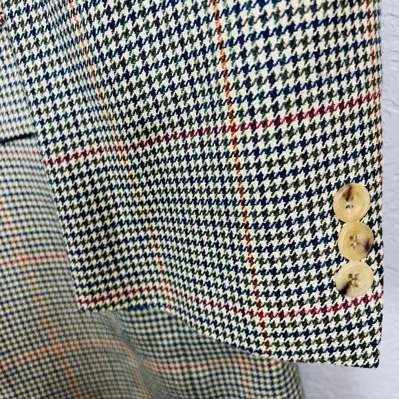 Paul Stuart Stuart Blazer Silk / Wool Blend Dual Button - 45 Long - Picture 4 of 8